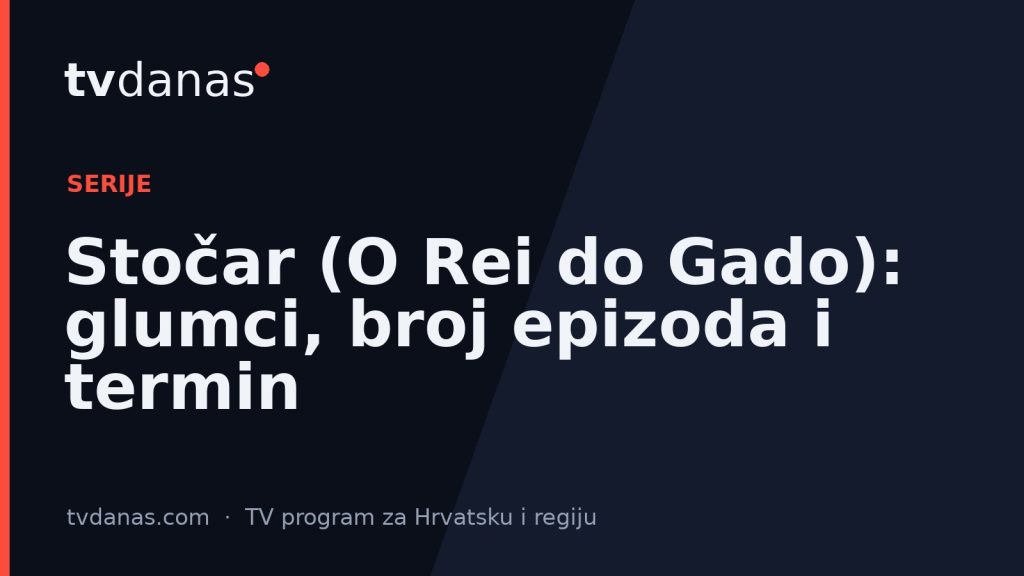 Stočar (O Rei do Gado): glumci, broj epizoda i termin